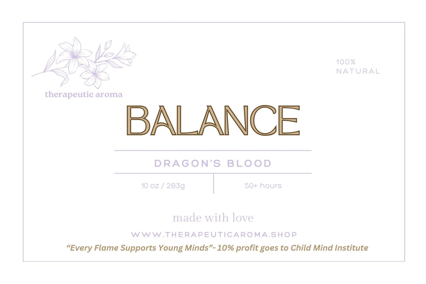 Dragons Blood Candle – Bold Orange Rind, Floral Geranium & Rose with Musk, Clove & Patchouli for a Mystical, Warm & Inviting Aroma