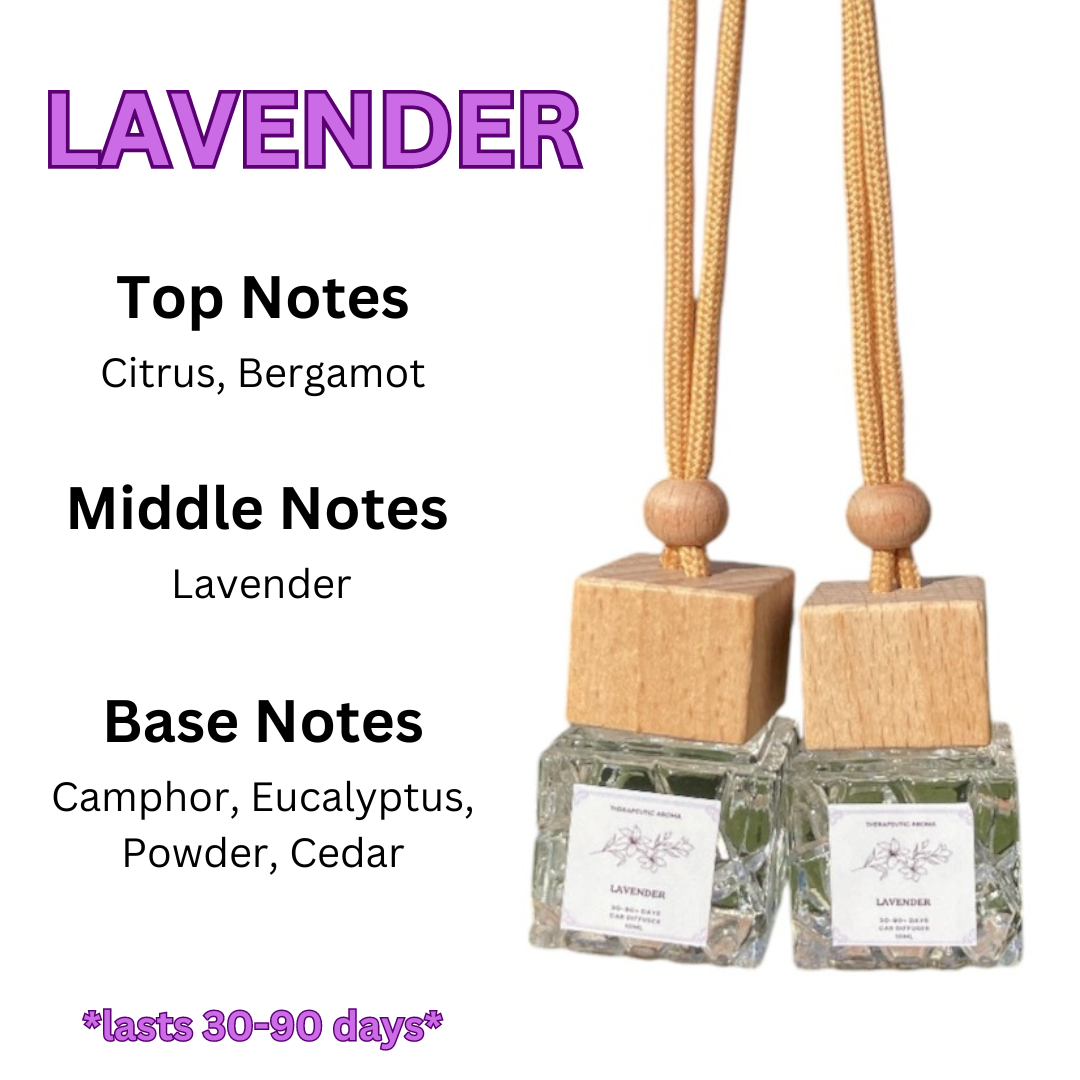Luxury Hanging Car Diffuser | Aromatherapy Air Freshener for Cars & Small Spaces | Long-Lasting & Leak-Proof