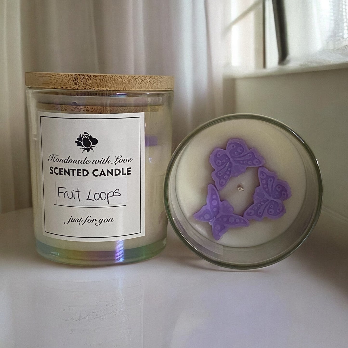 Fruity Rings Cereal Candle – Zesty Citrus, Juicy Cherry & Sweet Vanilla for a Nostalgic, Fun & Cozy Morning Vibe