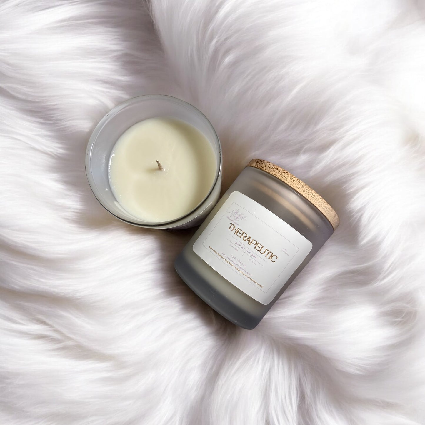 Luxury Spa Day Candle – Refreshing Lemongrass, Crisp Apple & Soft Lilac with Sweet Patchouli for the Ultimate Relaxation Experience