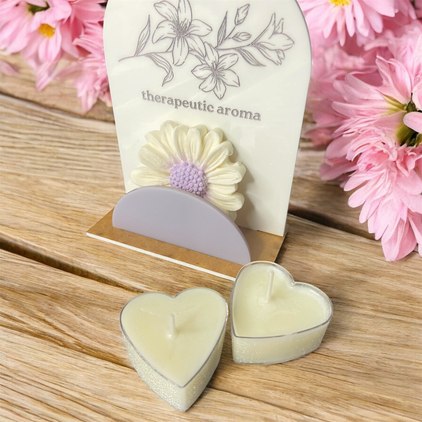Romantic Heart-Shaped Tealight Candles – Cozy Ambiance, Relaxing Aromatherapy & Perfect for Special Occasions (Sold Individually)