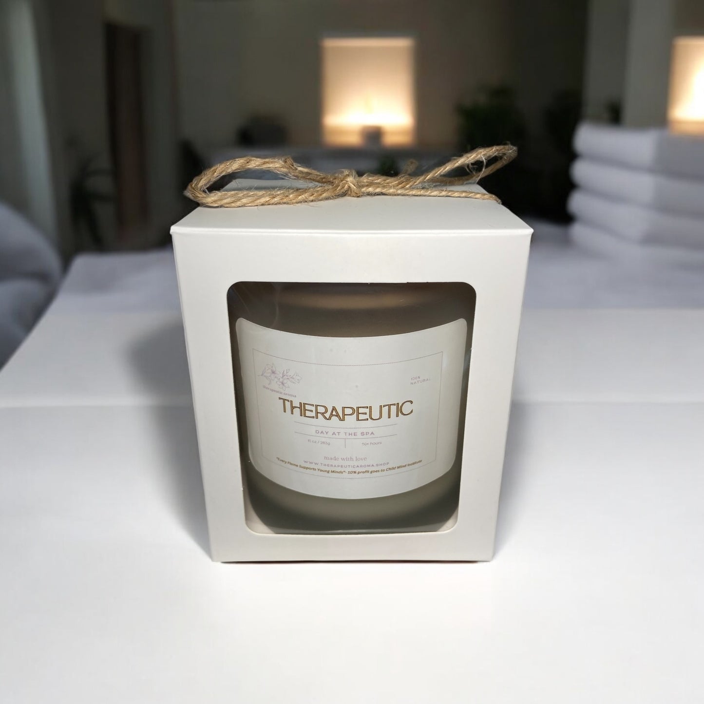 Luxury Spa Day Candle – Refreshing Lemongrass, Crisp Apple & Soft Lilac with Sweet Patchouli for the Ultimate Relaxation Experience