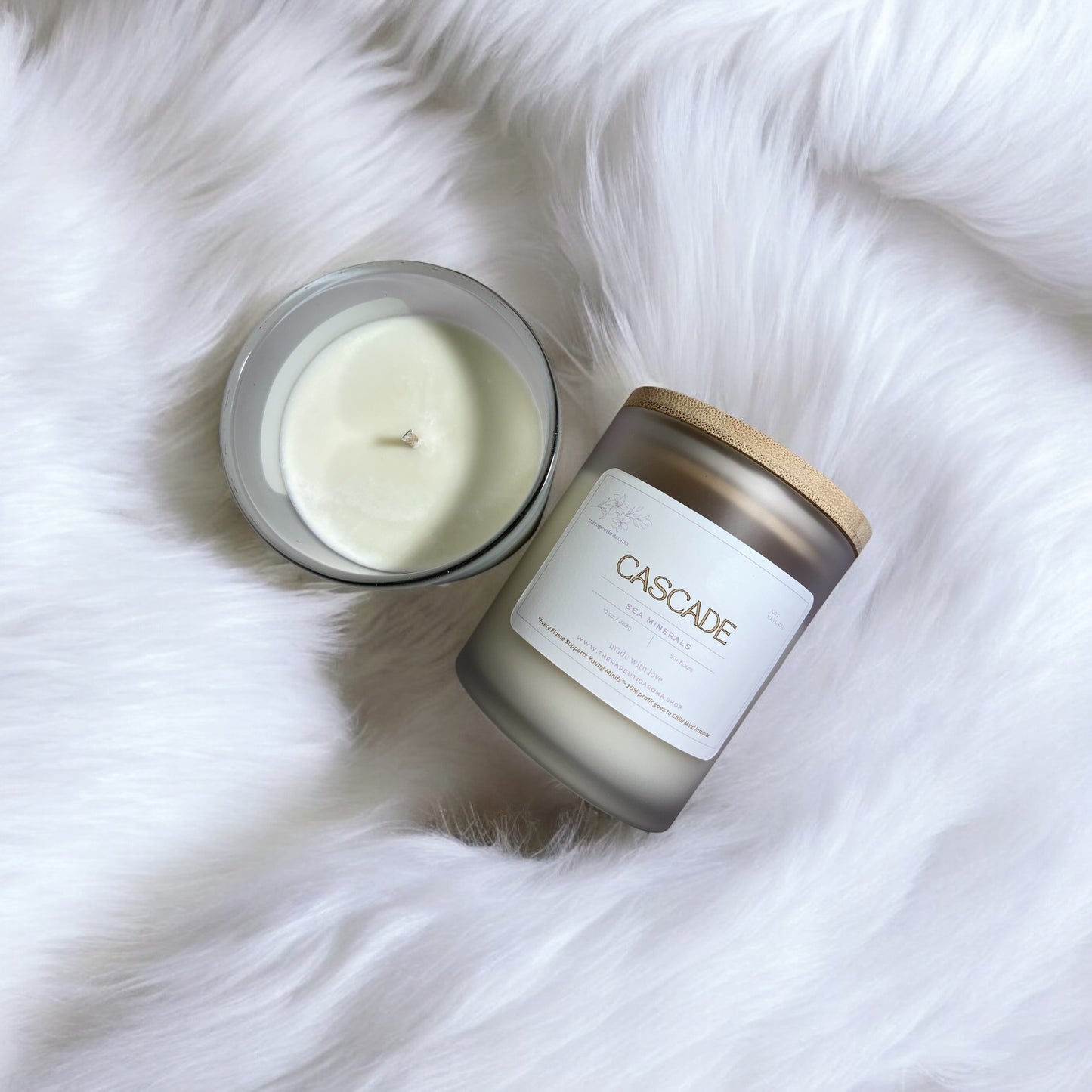 Sea Minerals Candle – Fresh Ozone, Linen & Eucalyptus with Sea Salt, Freesia & Moss for a Clean, Ocean Breeze Experience