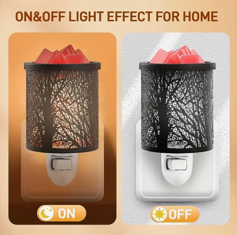 Aesthetic Plug-In Wax Warmer for Cozy Vibes – Electric Fragrance Diffuser & Home Décor – Perfect for Bedrooms, Living Rooms & Self-Care Nights – Relaxing Ambiance for Wax Melts & Essential Oils