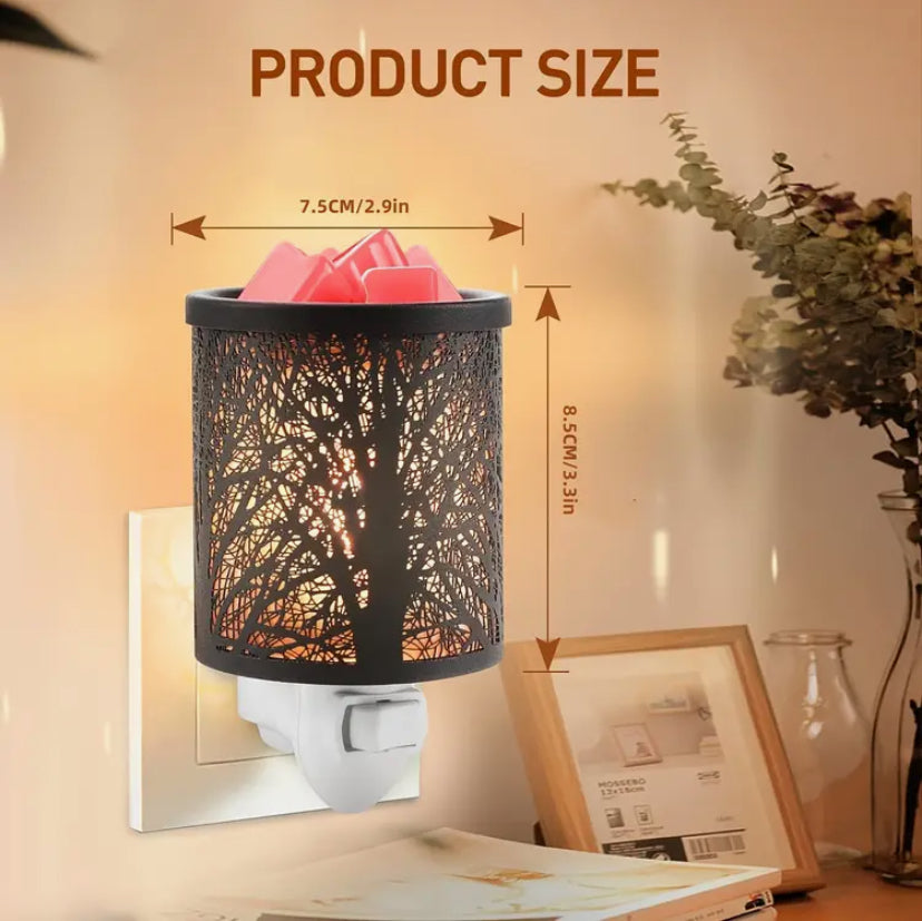 Aesthetic Plug-In Wax Warmer for Cozy Vibes – Electric Fragrance Diffuser & Home Décor – Perfect for Bedrooms, Living Rooms & Self-Care Nights – Relaxing Ambiance for Wax Melts & Essential Oils