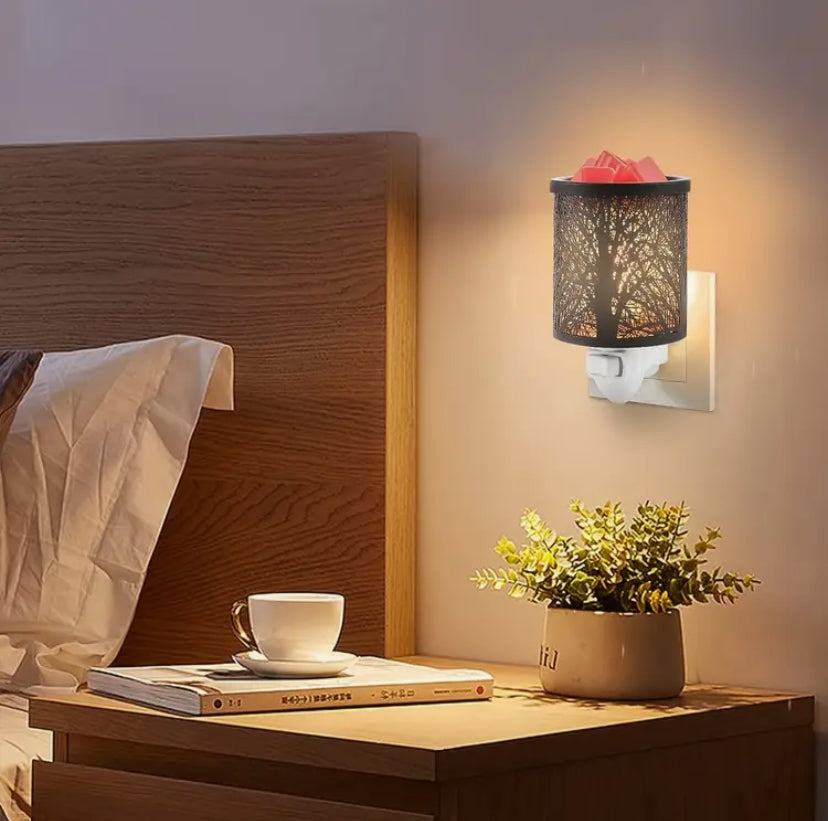 Aesthetic Plug-In Wax Warmer for Cozy Vibes – Electric Fragrance Diffuser & Home Décor – Perfect for Bedrooms, Living Rooms & Self-Care Nights – Relaxing Ambiance for Wax Melts & Essential Oils