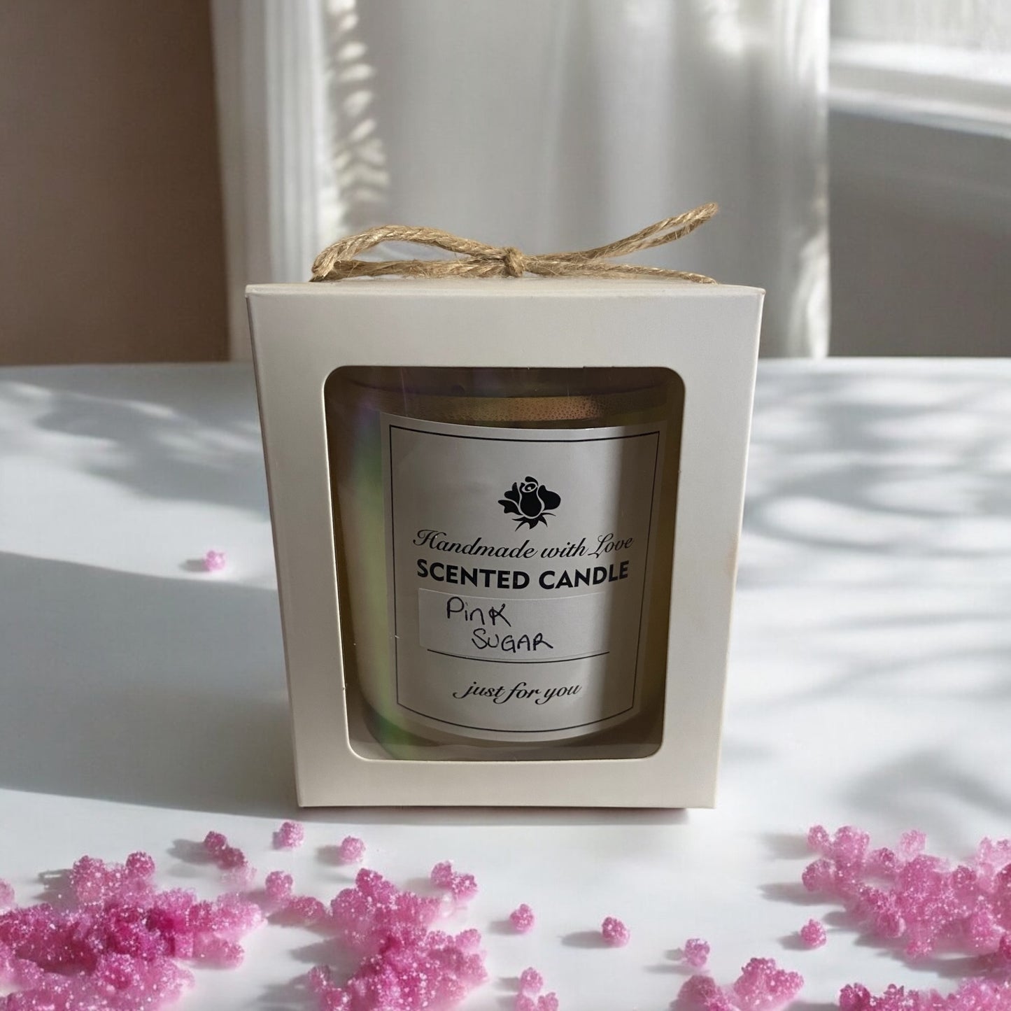 Pink Sugar Cotton Candy Candle – Sweet Berries, Warm Caramel & Fluffy Vanilla with a Cozy, Nostalgic Twist
