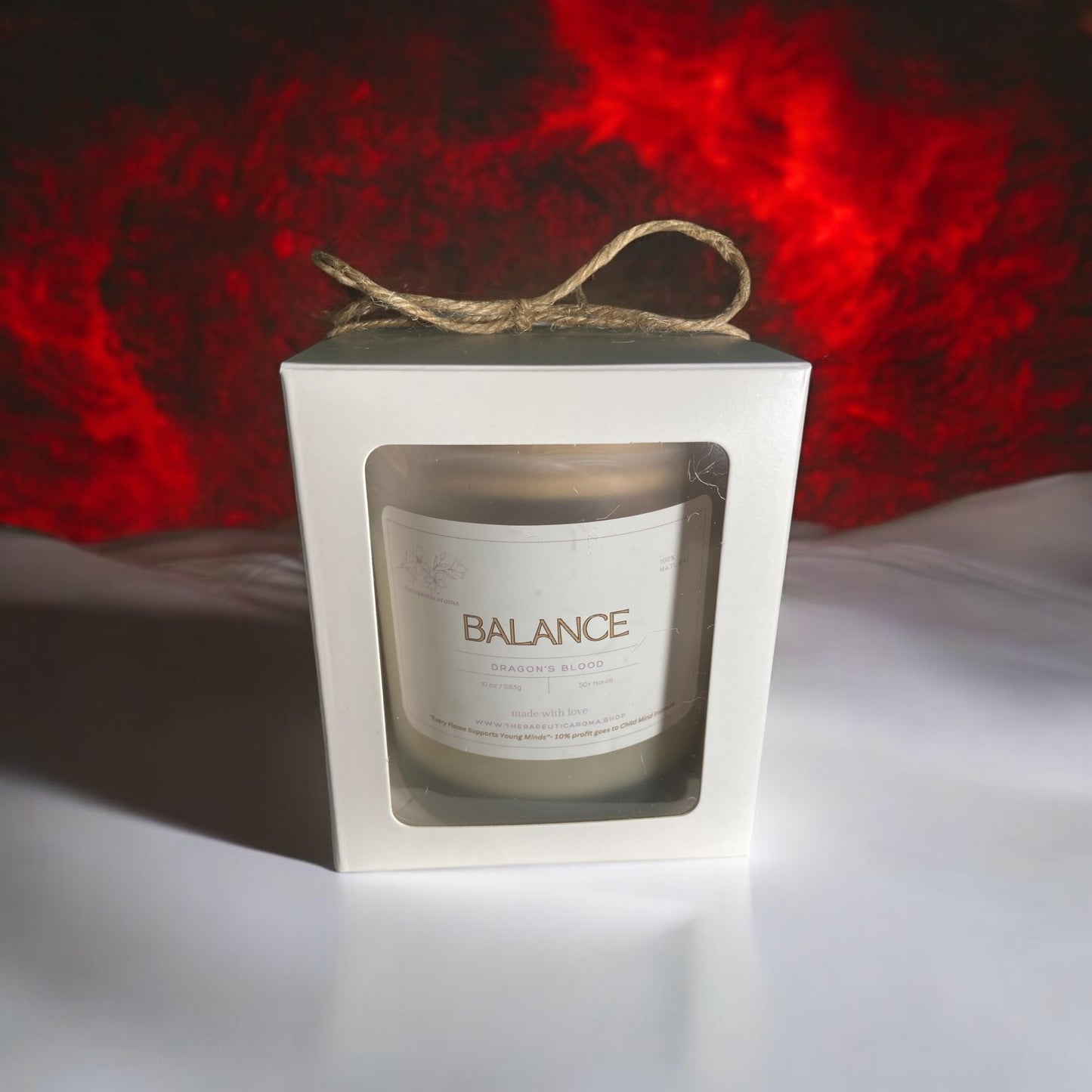 Dragons Blood Candle – Bold Orange Rind, Floral Geranium & Rose with Musk, Clove & Patchouli for a Mystical, Warm & Inviting Aroma