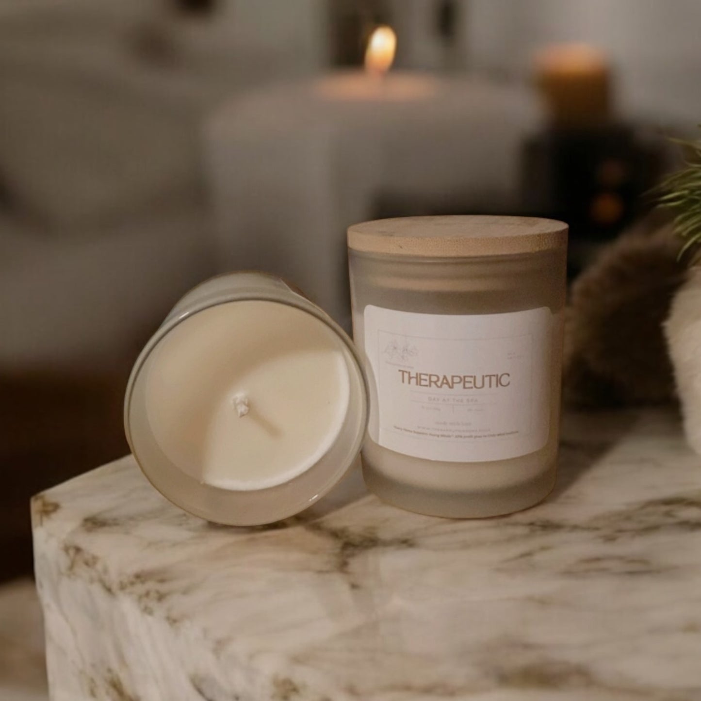 Luxury Spa Day Candle – Refreshing Lemongrass, Crisp Apple & Soft Lilac with Sweet Patchouli for the Ultimate Relaxation Experience