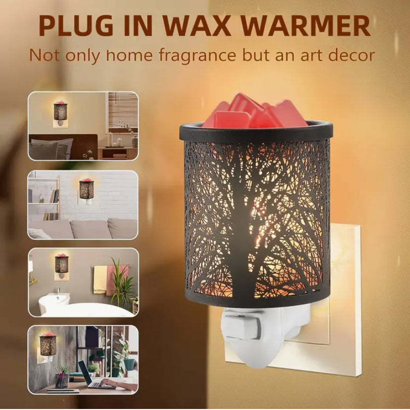 Aesthetic Plug-In Wax Warmer for Cozy Vibes – Electric Fragrance Diffuser & Home Décor – Perfect for Bedrooms, Living Rooms & Self-Care Nights – Relaxing Ambiance for Wax Melts & Essential Oils