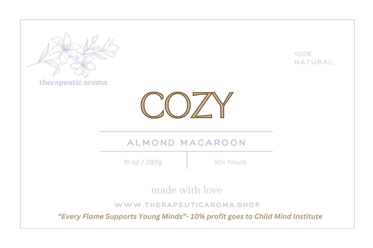 Almond Macaron Candle – Warm Cinnamon, Nutmeg & Amaretto with Sweet Vanilla & Sugar for a Cozy, Delicious Bakery Vibe