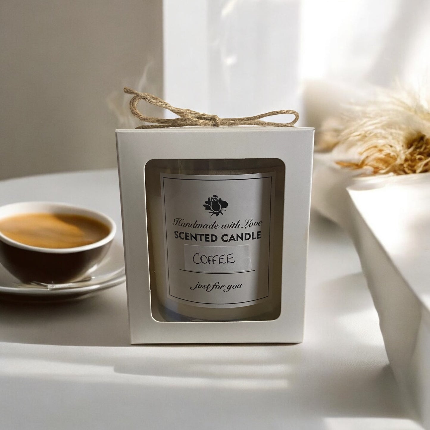 Fresh Brewed Coffee Candle – Creamy Butter, Sweet Vanilla & Rich Tonka Bean for a Cozy Café Vibe with a Hint of Maple