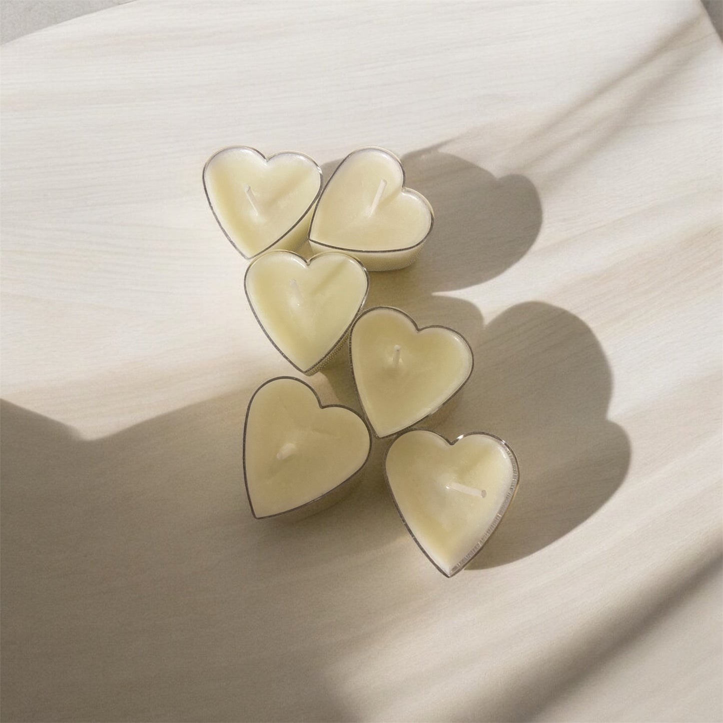 Romantic Heart-Shaped Tealight Candles – Cozy Ambiance, Relaxing Aromatherapy & Perfect for Special Occasions (Sold Individually)