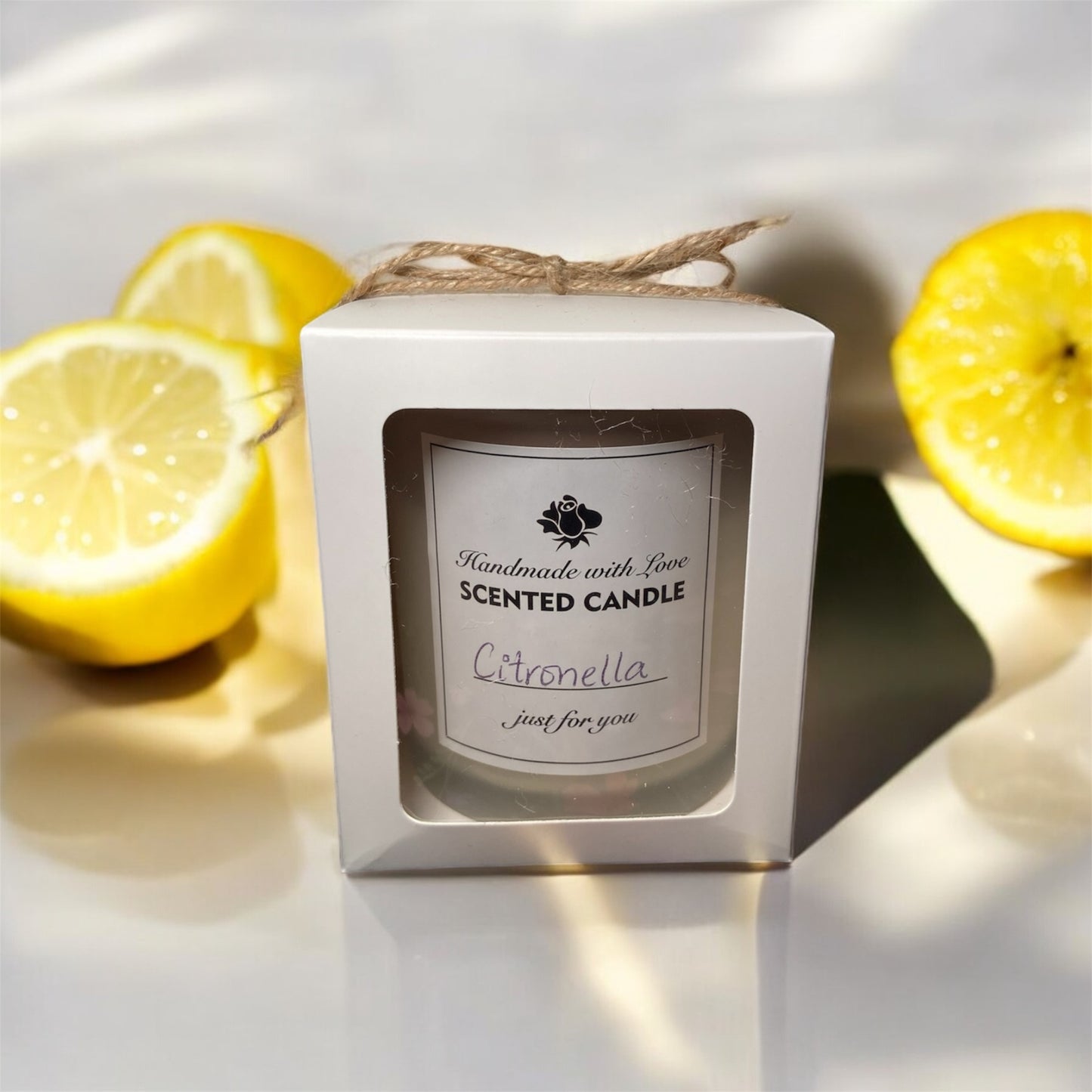 Citronella Candle – Fresh Lemon & Orange, Energizing Eucalyptus & Citronella for a Refreshing, Outdoor-Ready Scent