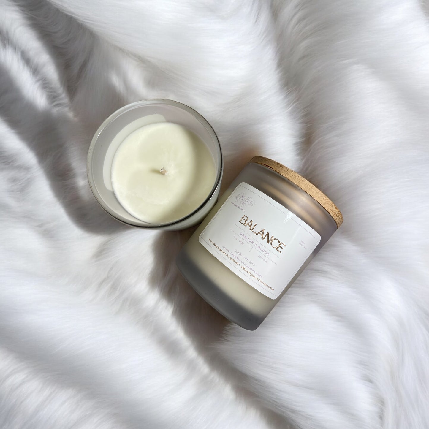 Dragons Blood Candle – Bold Orange Rind, Floral Geranium & Rose with Musk, Clove & Patchouli for a Mystical, Warm & Inviting Aroma